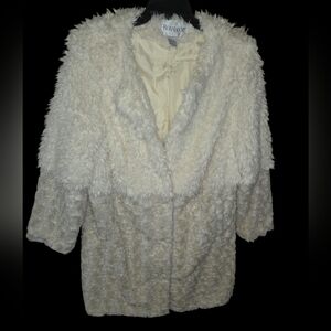 Roamans Womens Faux Fur Jacket 18w